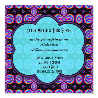 Purple And Turquoise Wedding Invitations & Announcements | Zazzle.co.uk