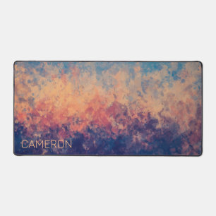 Purple Twilight on a Lake Desk Mat