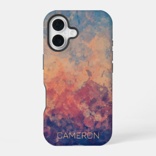 Purple Twilight on a Lake iPhone 16 Case