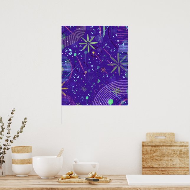 Purple Twilight Party Poster (Kitchen)
