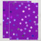 Purple Twisty Polka Dot Spiral 2-Sided Scrap Paper
