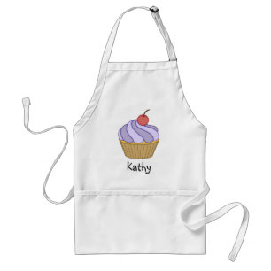 Purple Two Tone Cupcake Apron