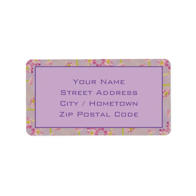 Purple Typography Sticker (Front)