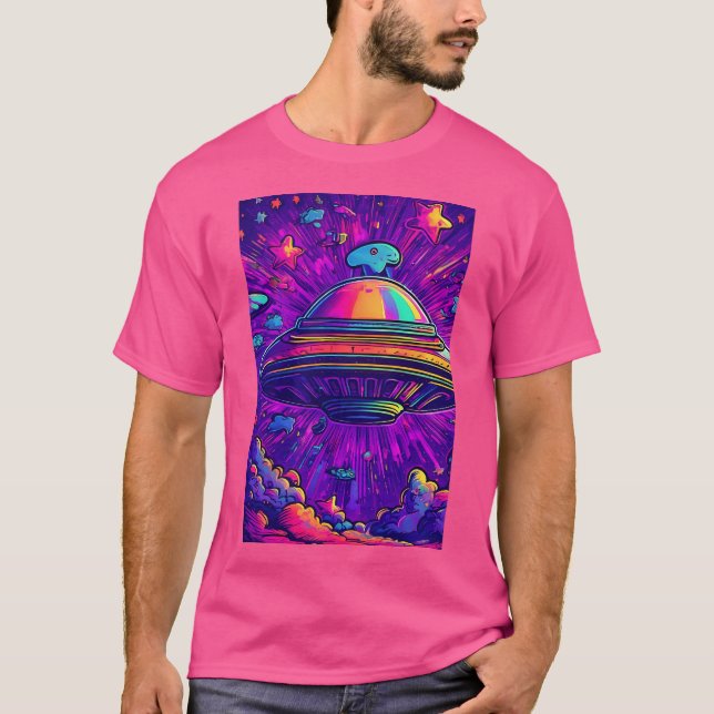 Purple Ufo T-Shirt (Front)