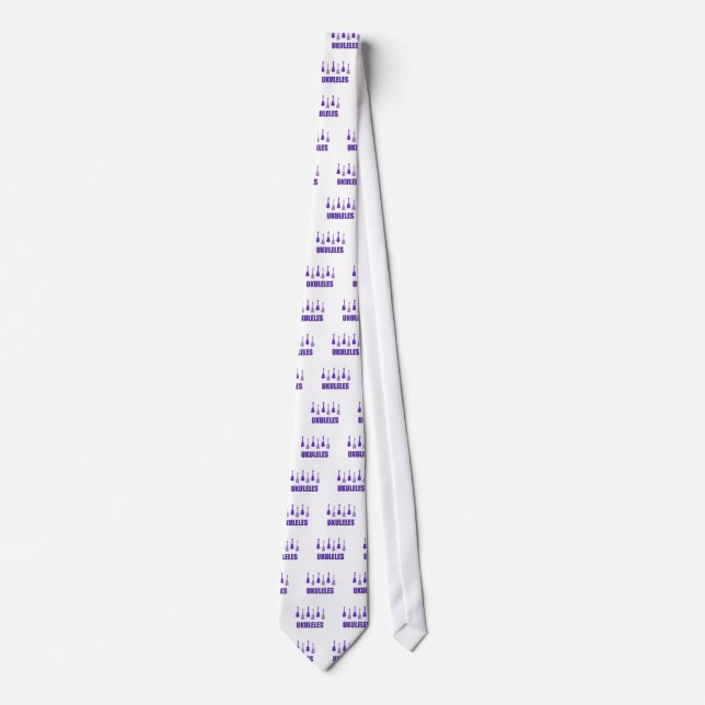 Purple Ukuleles Tie (Front)