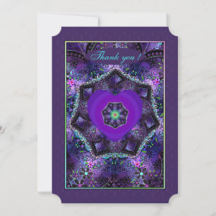 Purple umbrella & hearts .7
