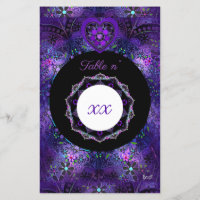 Purple umbrella & hearts .7