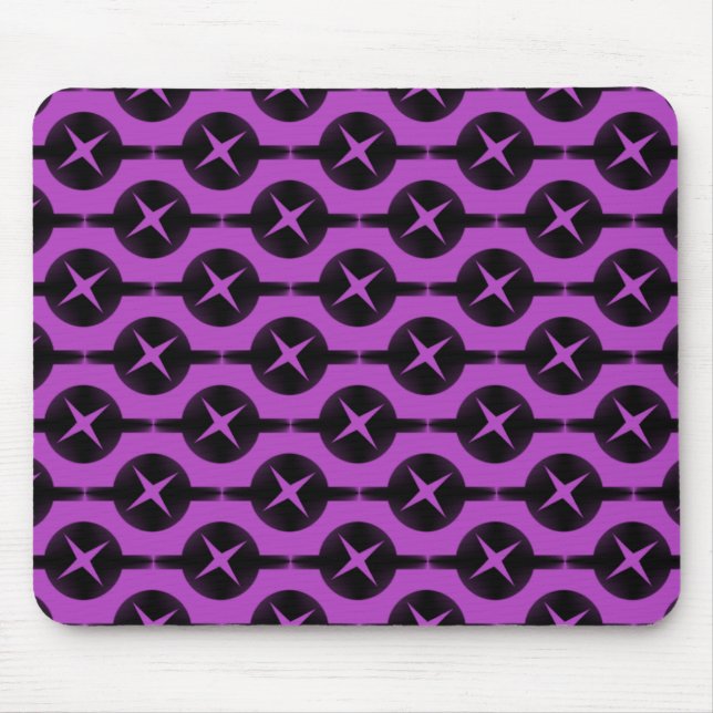 Purple Uncommon Circles Mousepad (Front)