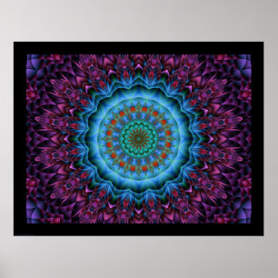 Purple Unfolding Poster