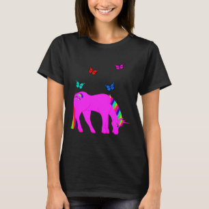 Purple Unicorn & Butterflies Women's T-Shirt ZKOA