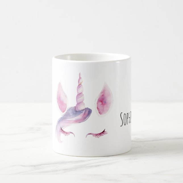 Purple Unicorn Coffee Mug (Center)