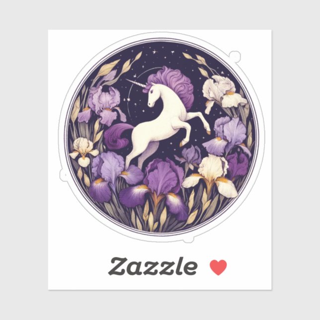 Purple Unicorn irises Unicorns Iris                (Sheet)