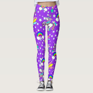Purple Unicorn Leggings