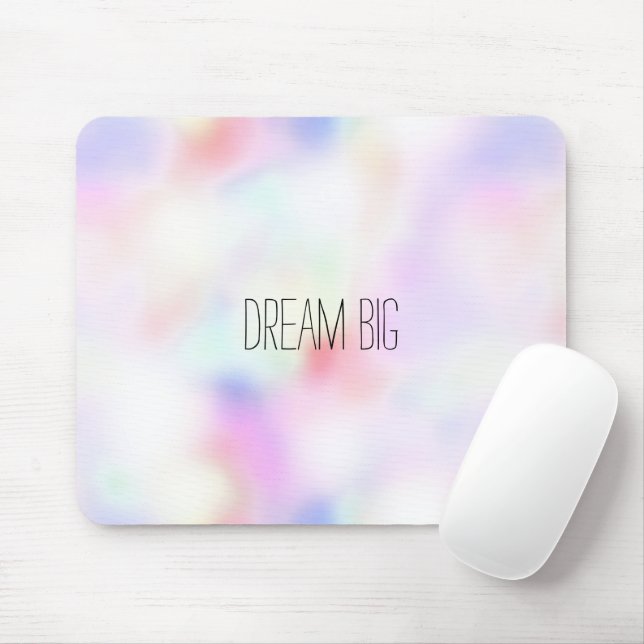 Purple Unicorn Pink Peach Rainbow      Mouse Mat (With Mouse)