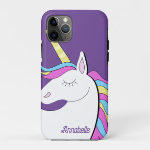 Purple Unicorn Pretty Unicorns Fantasy iPhone 11 Pro Case