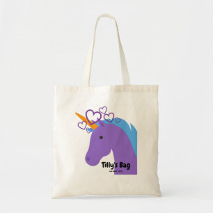 Purple Unicorn Tote