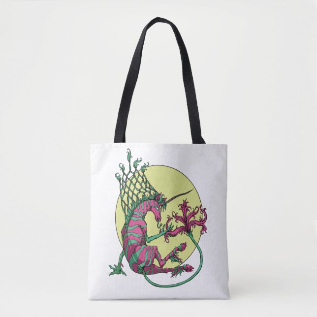 Purple Unicorn Tote Bag (Front)