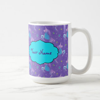 Purple Unicorns Pink Stars Coffee Mug