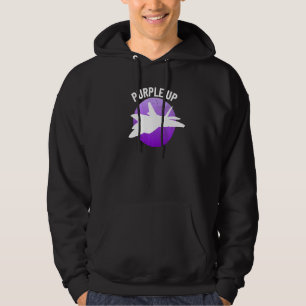 Purple Up F22 Raptor Military Kids Boys F22 Purple Hoodie