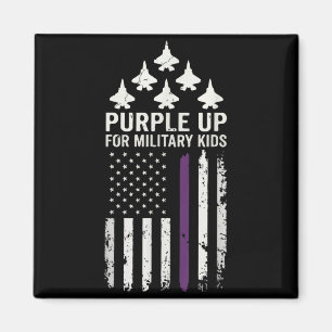Purple Up for Military Child Month of The Military Magnet