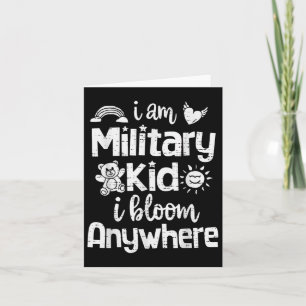 Purple Up For Military Kids Children Military Chil Card
