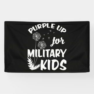 Purple Up for Military Kids Dandelion Month Banner