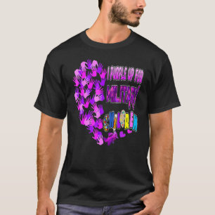 Purple Up For Military Kids Heart Military Child M T-Shirt
