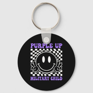 Purple Up For Military Kids Military Child Key Ring