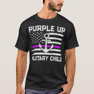 Purple Up For Military Kids  Military Child Month4 T-Shirt