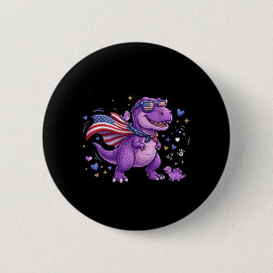 Purple Up for Military Kids Military Child Month 6 Cm Round Badge