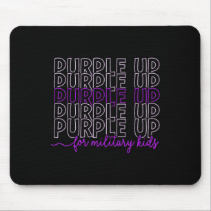 Purple Up For Military Kids Military Child Month B Mouse Mat