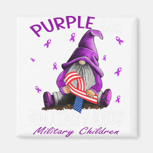 Purple Up For Military Kids Military Child Month Magnet