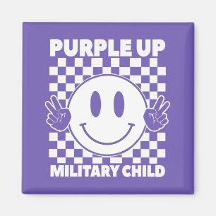 Purple Up For Military Kids Military Child Month Magnet