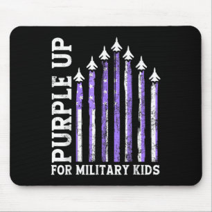 Purple Up For Military Kids Military Child Month Mouse Mat