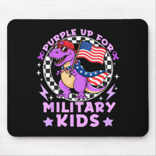 Purple Up for Military Kids Military Child Month Mouse Mat
