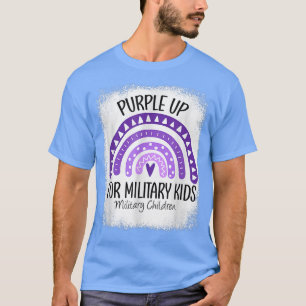 Purple Up For Military Kids Military Child Month R T-Shirt
