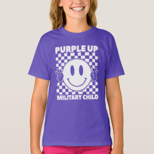 Purple Up For Military Kids Military Child Month T-Shirt