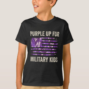 Purple Up For Military Kids Military Child Month U T-Shirt