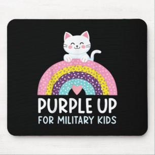 Purple Up For Military Kids Month Military Child R Mouse Mat
