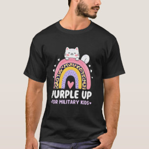 Purple Up for Military Kids Month Military Child R T-Shirt