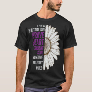 Purple Up For Military Kids Month Military Child T-Shirt