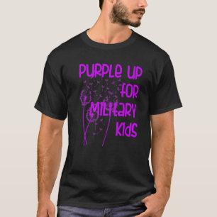 Purple Up For Military Kids - Month Of The Militar T-Shirt