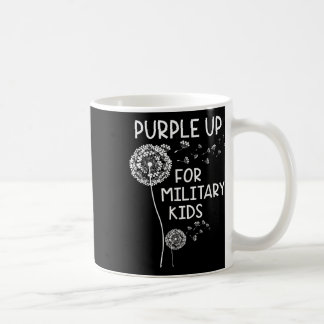 Purple Up For Military Kids Month Of The Military Coffee Mug