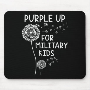 Purple Up For Military Kids Month Of The Military Mouse Mat