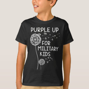Purple Up For Military Kids Month Of The Military T-Shirt