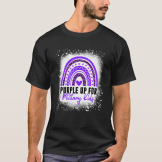 Purple Up For Military Kids Month Of The Military  T-Shirt