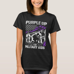 Purple Up for Military Kids Month of the Military T-Shirt