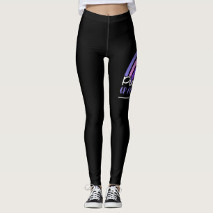 Purple up for military kids Rainbow Military child Leggings