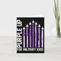 Purple Up for Military Kids Toddler Women Boys