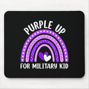 Purple up for military kids toddler women boysPurp Mouse Mat